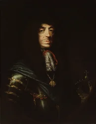 Jean II Casimir Vasa - Portræt af John II Casimir Vasa (1609-1672) af Schultz, Daniel, den yngre (1615-1683). Olie på lærred, størrelse: 90x71, ca 1661, Muzeum Narodowe, Warszawa
