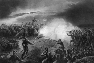 Angreb og afvisning af russerne, før Sebastopol, Krimkrigen, 1857