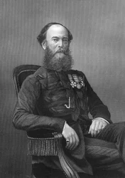 Oberst Brownrigg, britisk soldat, 1857.
