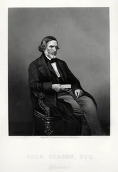 John Gibson, 1790-1866, britisk billedhugger, c1880.