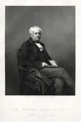 Sir Fitzroy Kelly, engelsk dommer, c1880