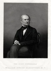 William Ewart Gladstone MP, den britiske liberale premierminister, 1880.