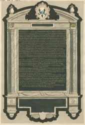 Mindesmærke for John Peryn fra Acton Church
