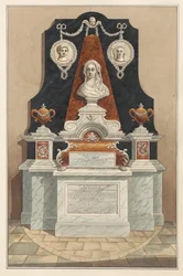 Mindesmærke for Ann Tolson også for Caleb Cotesworth og Susannah, hans kone fra Isleworth Church