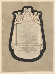 Mindesmærke for Carous Scarburgh fra Cranford Church