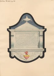 Mindesmærke for Inyr Burgess, fra East Ham Church