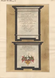Mindesmærker for Miss Sophia Henrietta Voelcker og Thomas Crump fra Hampton Church