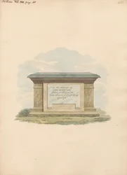 Tomb of John Evans fra Feltham Church