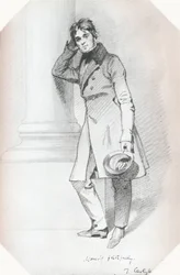Portræt af Thomas Carlyle, historiker og filosof, c1830