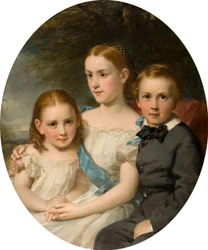 The Children of William Neish, ca. 1862 (olie på lærred)
