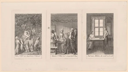 Tre blade til Ehrenbergs "Lommebog [...] for 1795"