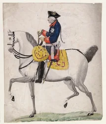 Frederic II de Prusse dit Frederic le Grand - Frederik II af Preussen - Chodowiecki, Daniel Nikolaus