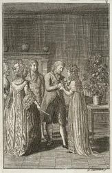 Illustration til «Beckers almanak for 1800»