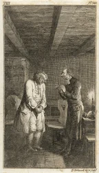 Illustration til Henry Pestalozzis "Leonard og Gertrud eller Landsbyens skikke"