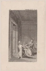 Lovelace bombarderer Clarisse med sine frierier