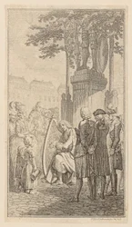 Minnesanger, side 1 fra den første udgave af »Gedichte von Gottfried August Bürger«