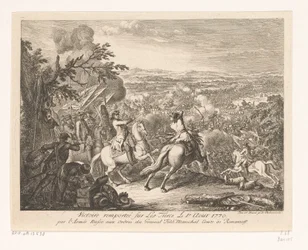 General Rumyantsevs sejr i slaget ved Cahul, 1770 Victoire remportée sur les Turces Le 1.r Aout 1770 par l