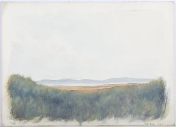 Holy Island, 1893 (blyant og wc på papir)