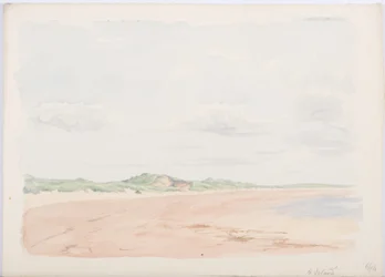 Holy Island, 1896 (blyant og wc på papir)