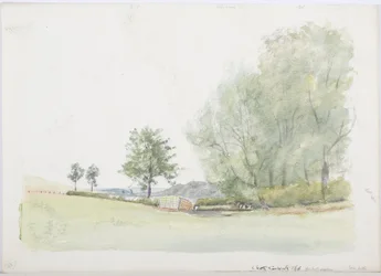 ca. 1916 (blyant og wc på papir)