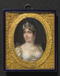 Portræt af Josephine de Beauharnais, franskmændenes kejserinde, ca. 1806.