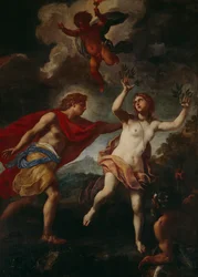 Apollo og Daphne (olie på lærred)