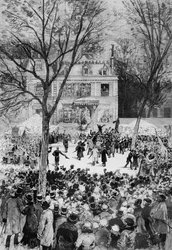 Fejring af 80-året for Victor Hugos fødsel (1802-85) fra 