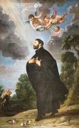 St Francis Xavier, altertavle (olie på lærred)