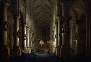 Det indre af en kirke