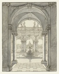 Plads foran et renæssancepalads