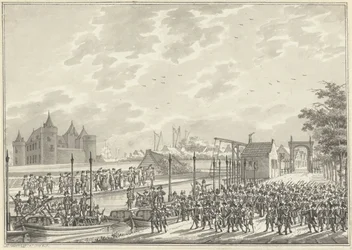 Ankomst af de bevæbnede borgere i Amsterdam i Muiden, 1787