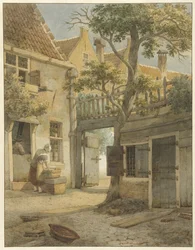 Gårdhave til en gårdhave i Amsterdam
