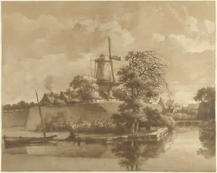 Køremøllen ved Tolsteegpoort i Utrecht
