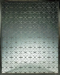Et elevatorgitter, ca. 1893
