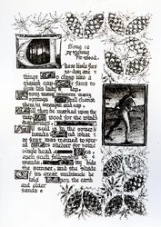 Belyst tekst fra Rossetti