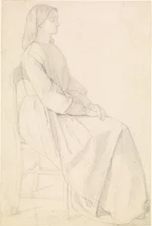 Portræt af Elizabeth Siddal