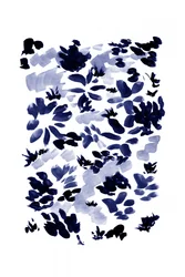 Blå-hvid-forår-abstrakt