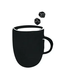 Sødt sort kaffekrus