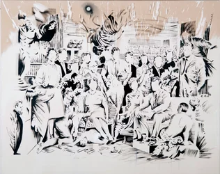 Miracle of The Slave, 2017 (olie på lærred)