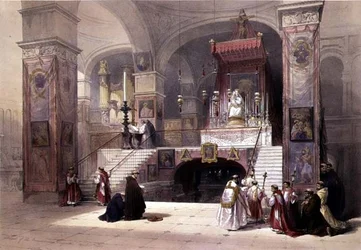 Bebudelsens kapel, Nazareth, 28. april 1839, plade 32 fra bind I af 