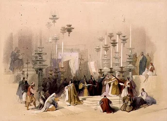 The Stone of Unction, Den Hellige Gravs Kirke, 30. marts 1839, plade 19 fra bind I af 