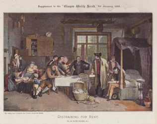 Udlæg til leje (farve litho)