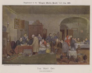 The Rent Day (farve litho)