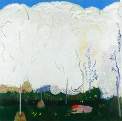 Virginia Spring, Kornel og Judas træer