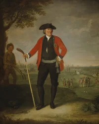 William Inglis, ca. 1712 - 1792. Kirurg og kaptajn for det ærefulde selskab af Edinburgh-golfspillere