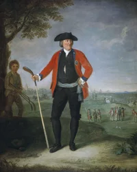 William Inglis, ca. 1712 - 1792. Kirurg og kaptajn for det ærefulde selskab af Edinburgh-golfspillere