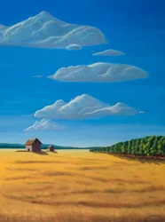 Out Standing in Thier Field, 2009 (olie på lærred)
