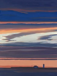 Race Point Finish, 2017 (olie på lærred)