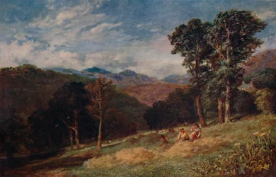 Høslæt, nær Conway, c1852
