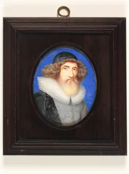 Inigo Jones, 68 år (akvarel på vellum)